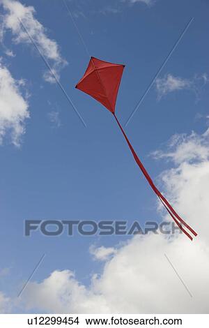 Red kite in sky View Large Photo Image Picture - Red kite in sky. Fotosearch