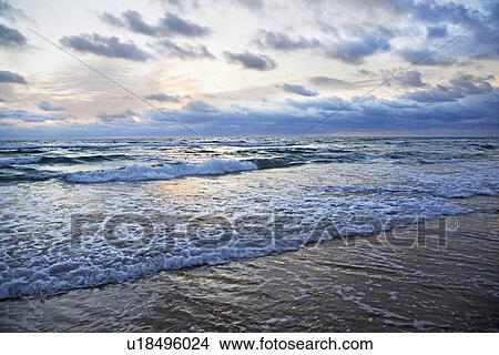 Seascape at sunset View Large Photo Image Picture - Seascape at sunset. Fotosearch