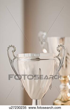 Stock Photography - Silver trophies. Fotosearch