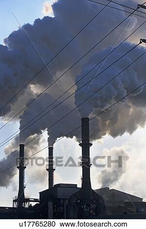Smoke from factory View Large Photo Image Stock Image - Smoke from factory. Fotosearch