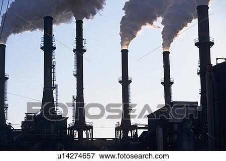 Stock Photo - Smoke from factory. Fotosearch