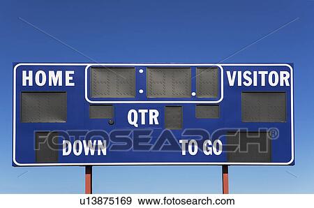 Sports scoreboard View Large Photo Image Stock Photo - Sports scoreboard. Fotosearch