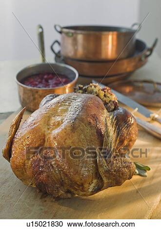 Thanksgiving turkey on cutting board View Large Photo Image Stock Image - Thanksgiving turkey on cutting board. Fotosearch