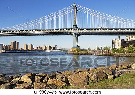 Stock Photography - Urban bridge and cityscape. Fotosearch