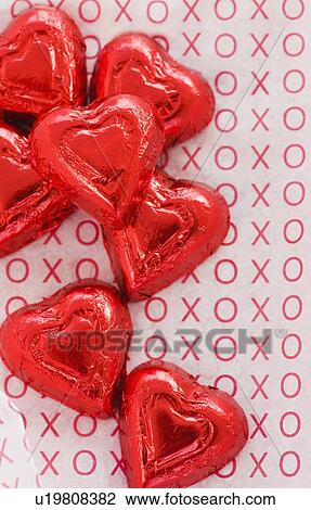 Stock Image - Valentine’s Day chocolates. Fotosearch
