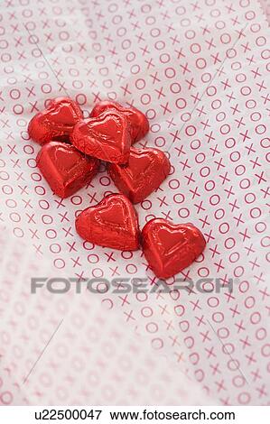 Stock Photo - Valentine’s Day chocolates. Fotosearch