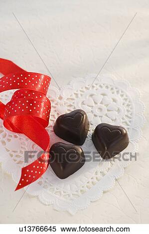 Stock Photography - Valentine’s Day chocolates. Fotosearch