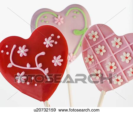 Valentine’s Day lollipops View Large Photo Image Stock Photo - Valentine’s Day lollipops. Fotosearch
