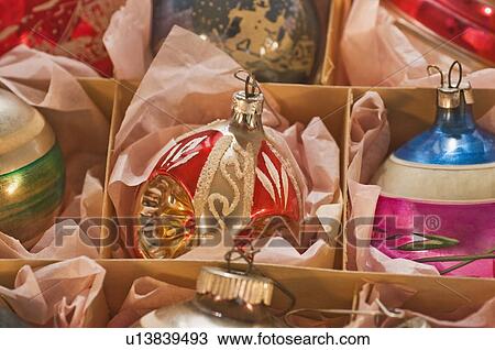 Vintage Christmas ornaments View Large Photo Image Stock Image - Vintage Christmas ornaments. Fotosearch