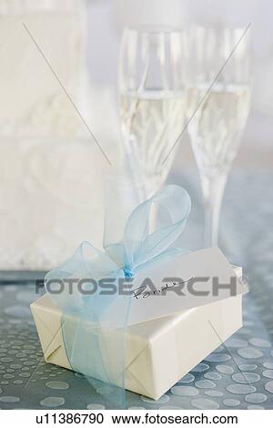 Stock Image - Wedding gift to bride. Fotosearch