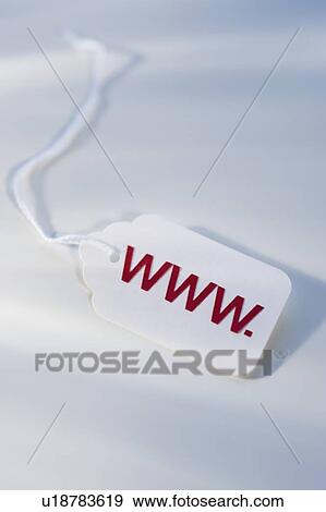 WWW tag View Large Photo Image Stock Photo - WWW tag. Fotosearch