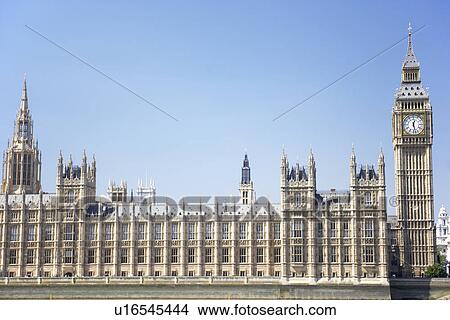 Big Ben And Houses Of Parliament, London, England View Large Photo Image Picture - Big Ben And Houses Of Parliament, London, England. Fotosearch