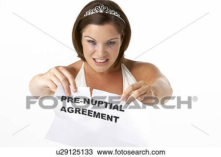 Bride Tearing Up Pre-Nuptial Agreement View Large Photo Image Stock Image - Bride Tearing Up Pre-Nuptial Agreement. Fotosearch
