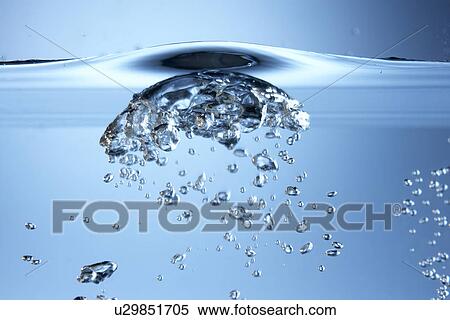 Stock Photography - Bubbles In Clear Water. Fotosearch