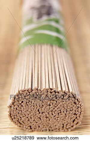 Bundle Of Soba Noodles View Large Photo Image Stock Photo - Bundle Of Soba Noodles. Fotosearch