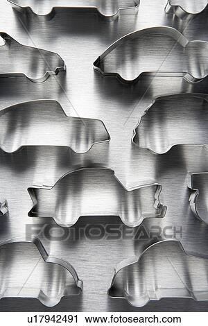 Stock Image - Car Shaped Cookie Cutters. Fotosearch
