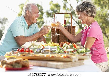 Couple Dining Al Fresco View Large Photo Image Stock Photo - Couple Dining Al Fresco. Fotosearch