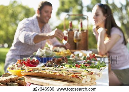 Couple Dining Al Fresco View Large Photo Image Stock Photograph - Couple Dining Al Fresco. Fotosearch