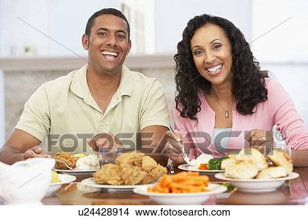 Couple Having Lunch Together At Home View Large Photo Image Picture - Couple Having Lunch Together At Home. Fotosearch