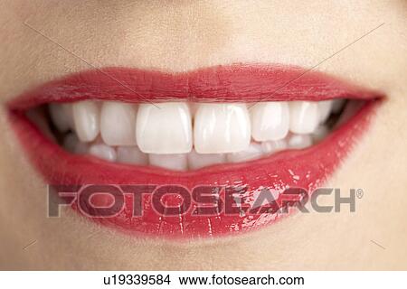 Extreme Close-Up Of Middle Aged Woman's Lips View Large Photo Image Picture - Extreme Close-Up Of Middle Aged Woman's Lips. Fotosearch
