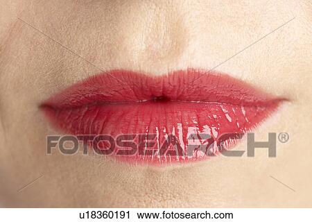 Extreme Close-Up Of Middle Aged Woman's Lips View Large Photo Image Stock Image - Extreme Close-Up Of Middle Aged Woman's Lips. Fotosearch