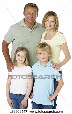 Stock Photo - Family Group Happy Together. Fotosearch