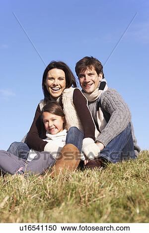 Family Sitting In Park View Large Photo Image Stock Image - Family Sitting In Park. Fotosearch