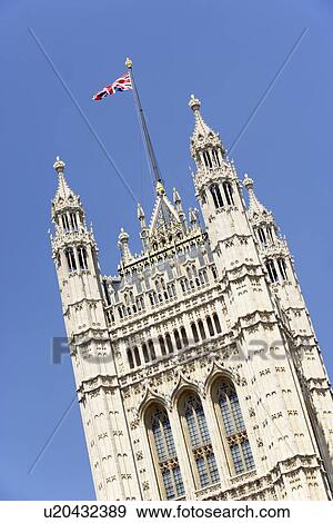 Flag Flying From Westminster Abbey, London, England View Large Photo Image Stock Photo - Flag Flying From Westminster Abbey, London, England. Fotosearch