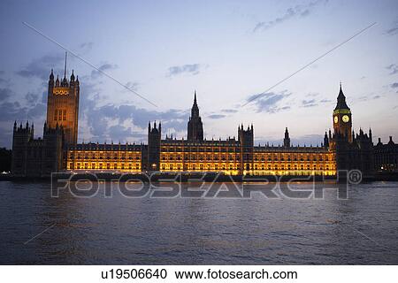 Houses Of Parliament Illuminated At Night, London, England View Large Photo Image Stock Image - Houses Of Parliament Illuminated At Night, London, England. Fotosearch