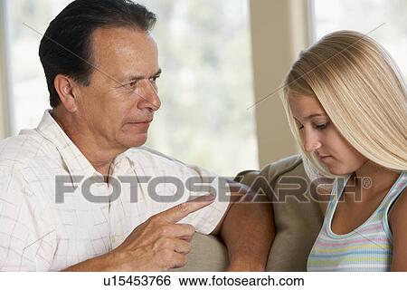 Man Having A Serious Talk With His Daughter View Large Photo Image Stock Photograph - Man Having A Serious Talk With His Daughter. Fotosearch