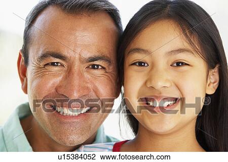 Man With His Young Daughter View Large Photo Image Stock Image - Man With His Young Daughter. Fotosearch