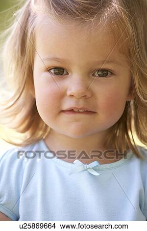 Picture - Portrait Of Baby Girl. Fotosearch