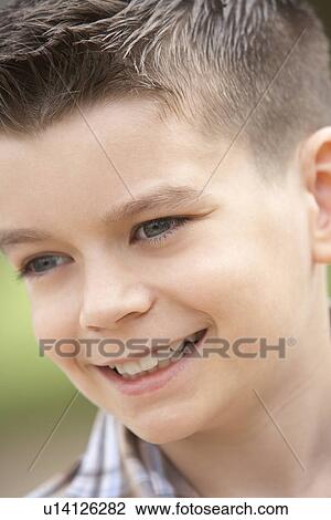 Portrait Of Boy Smiling View Large Photo Image Stock Image - Portrait Of Boy Smiling. Fotosearch
