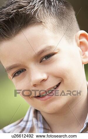 Portrait Of Boy Smiling View Large Photo Image Stock Image - Portrait Of Boy Smiling. Fotosearch