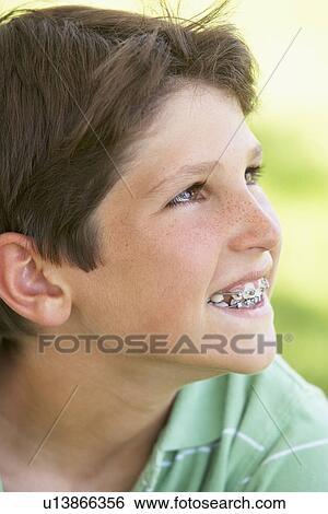 Portrait Of Boy Smiling View Large Photo Image Stock Photograph - Portrait Of Boy Smiling. Fotosearch