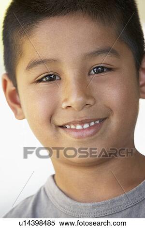 Portrait Of Boy Smiling View Large Photo Image Stock Photography - Portrait Of Boy Smiling. Fotosearch