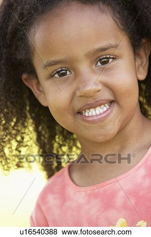 Portrait Of Girl Smiling View Large Photo Image Stock Photo - Portrait Of Girl Smiling. Fotosearch