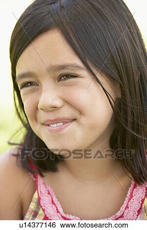 Portrait Of Girl Smiling View Large Photo Image Stock Photograph - Portrait Of Girl Smiling. Fotosearch