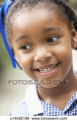 Portrait Of Girl Smiling View Large Photo Image Stock Photograph - Portrait Of Girl Smiling. Fotosearch