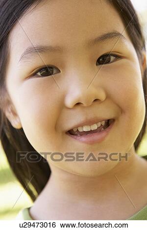 Portrait Of Girl Smiling View Large Photo Image Stock Photograph - Portrait Of Girl Smiling. Fotosearch
