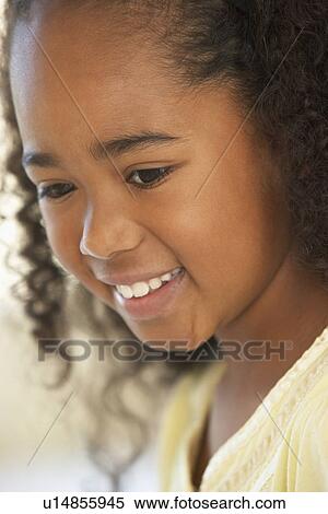 Portrait Of Girl Smiling View Large Photo Image Stock Photography - Portrait Of Girl Smiling. Fotosearch