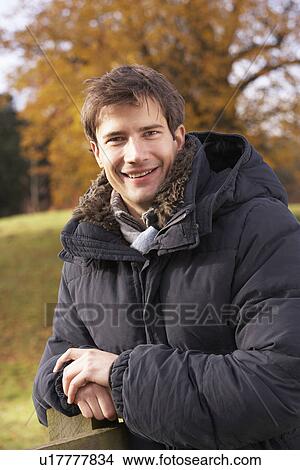 Picture - Portrait Of Man Smiling. Fotosearch