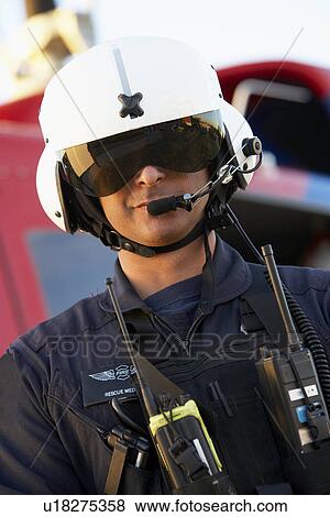 Portrait of paramedic standing in front of Medevac View Large Photo Image Stock Photo - Portrait of paramedic standing in front of Medevac. Fotosearch