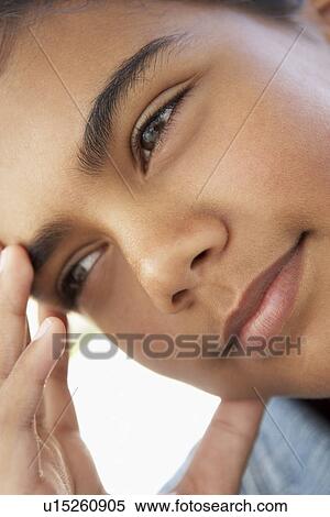 Portrait Of Pre-Teen Girl Day Dreaming View Large Photo Image Stock Photography - Portrait Of Pre-Teen Girl Day Dreaming. Fotosearch