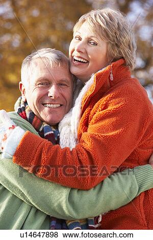 Portrait Of Senior Couple Hugging View Large Photo Image Stock Photo - Portrait Of Senior Couple Hugging. Fotosearch