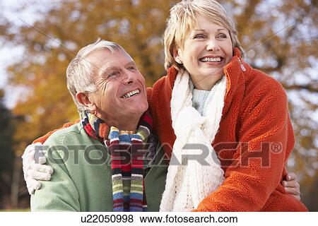 Portrait Of Senior Couple Hugging View Large Photo Image Stock Photo - Portrait Of Senior Couple Hugging. Fotosearch