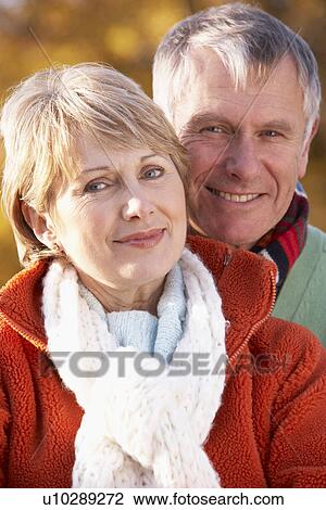 Stock Image - Portrait Of Senior Couple. Fotosearch