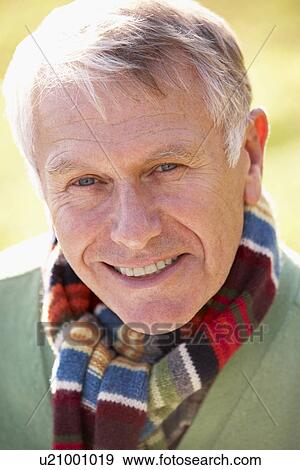 Portrait Of Senior Man Smiling View Large Photo Image Stock Photo - Portrait Of Senior Man Smiling. Fotosearch