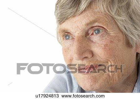 Portrait of senior woman View Large Photo Image Stock Image - Portrait of senior woman. Fotosearch
