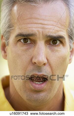 Portrait Of Surprised Middle Aged Man View Large Photo Image Stock Image - Portrait Of Surprised Middle Aged Man. Fotosearch
